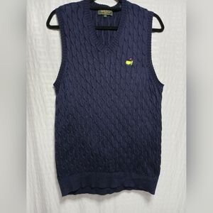 Bobby Jones Golf  V Neck Cable Knit 100% Cotton Men's Vest. Size M